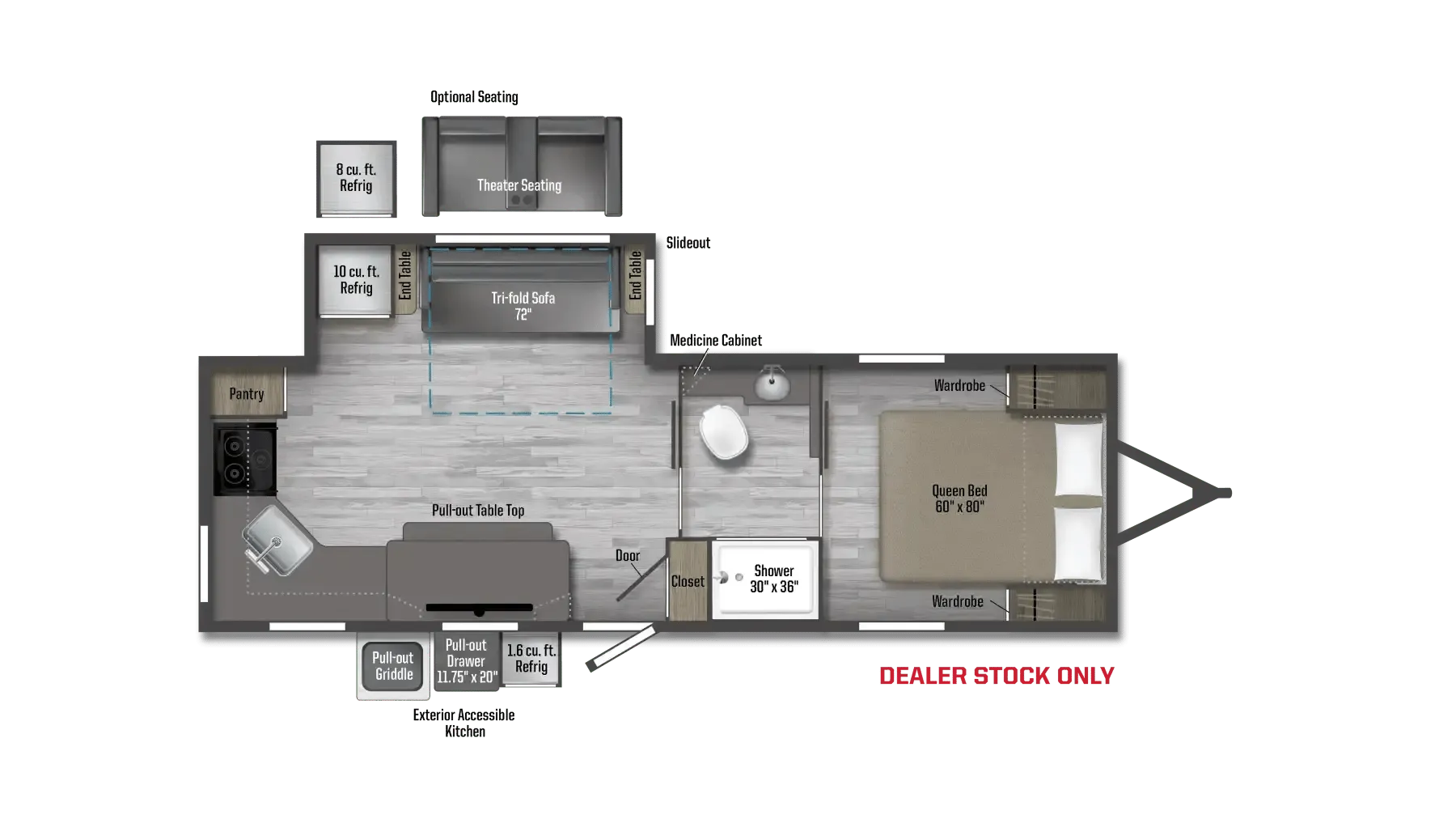 Winnebago Minnie 2630MLRK floor plan