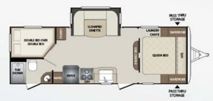 Keystone Bullet 247BHSWE floor plan
