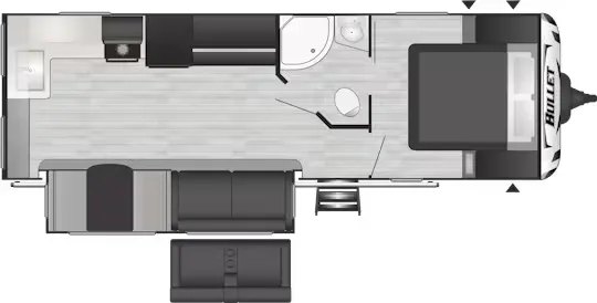 Keystone Bullet Premium 258RKSWE floor plan
