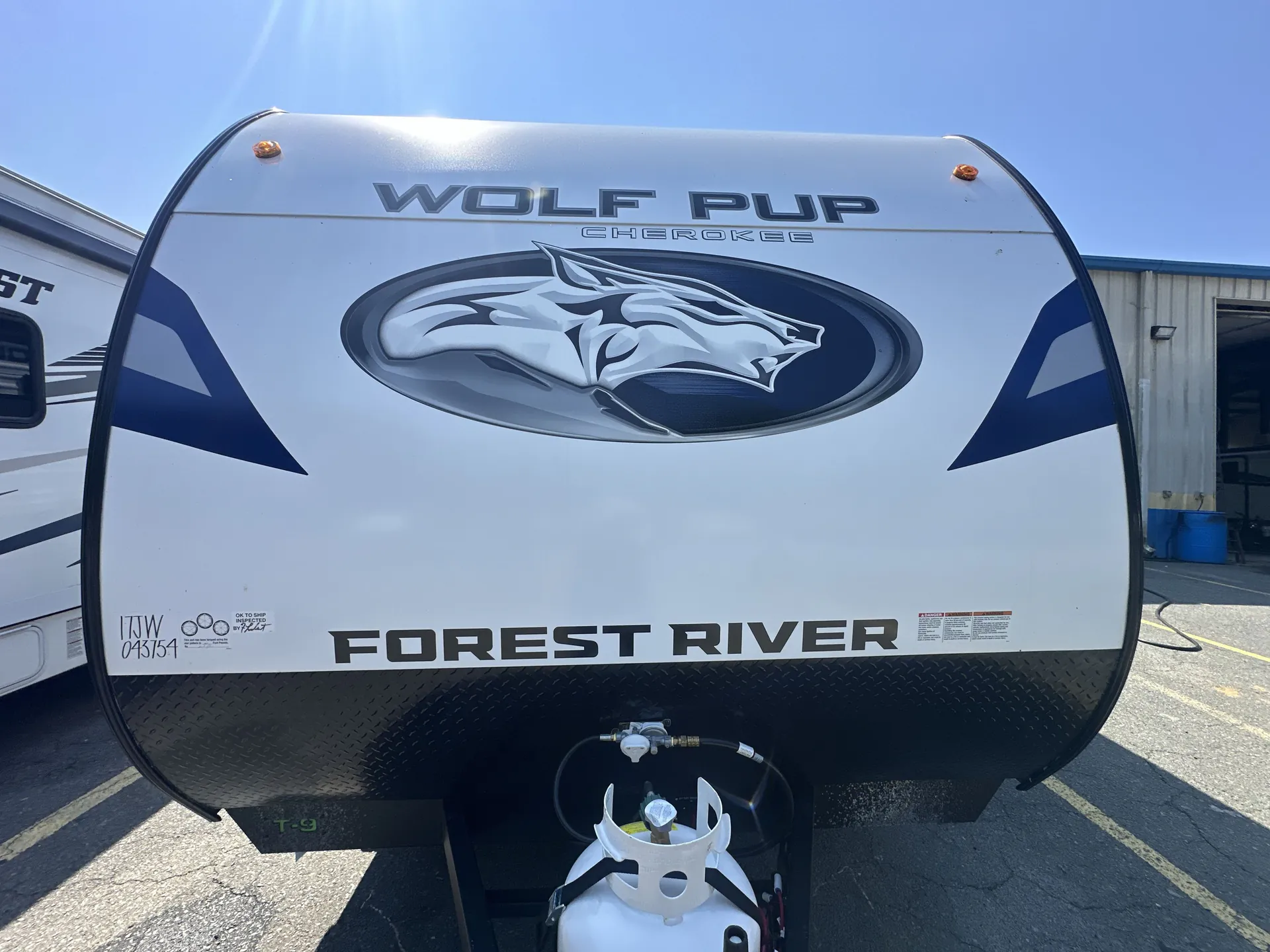 2027 Forest River Cherokee Wolf Pup 17JW — campside