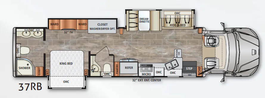 Dynamax Corp DynaQuest XL 37RB floor plan