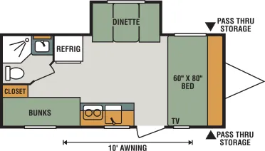 K-Z Escape E191BH floor plan