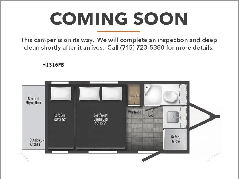 2023 Winnebago Industries Towables Hike 100 1316FB - Main photo