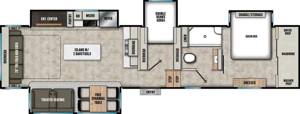 2027 Shasta RVs Phoenix 360BH floor plan