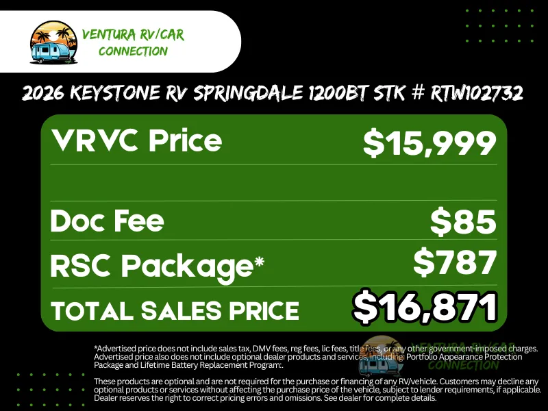 2026 Keystone Springdale Mini 1200BT - Photo 3