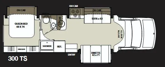 Coachmen Concord 300TS floor plan