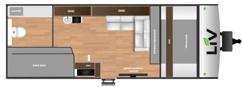 LIV LIV 19BHS floor plan
