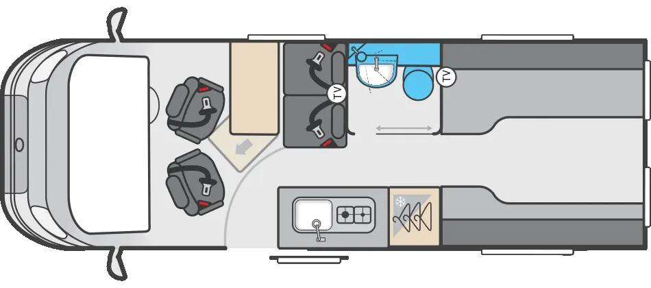Swift Carrera 194 floor plan
