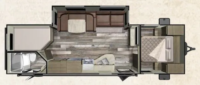 Starcraft Mossy Oak 27BHS floor plan