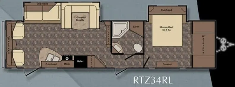 CrossRoads Rezerve RTZ34RL floor plan