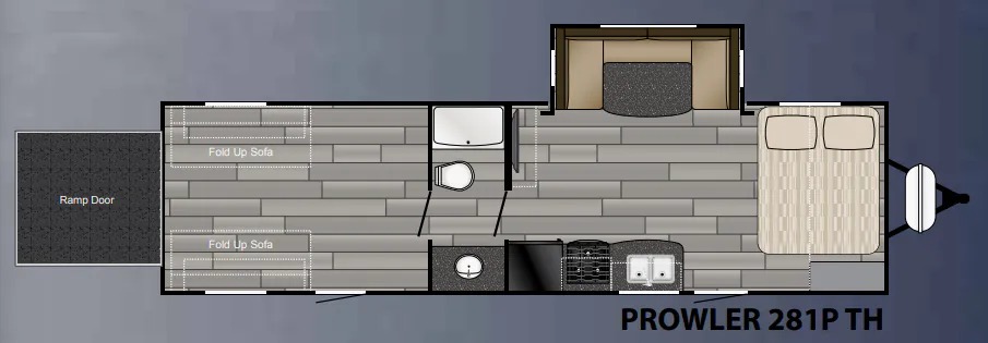 Heartland Prowler 281 PTH floor plan