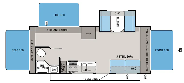 Jayco Jay Feather X23F exterior