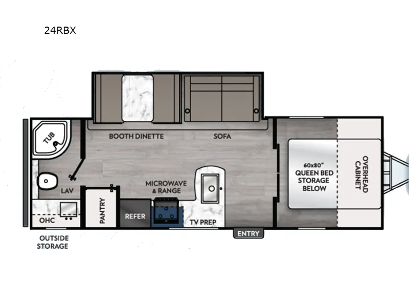 2026 Coachmen Apex X Series 24RBX - Floor plan