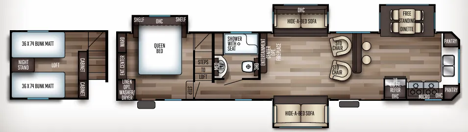 Forest River Cherokee 39SR floor plan