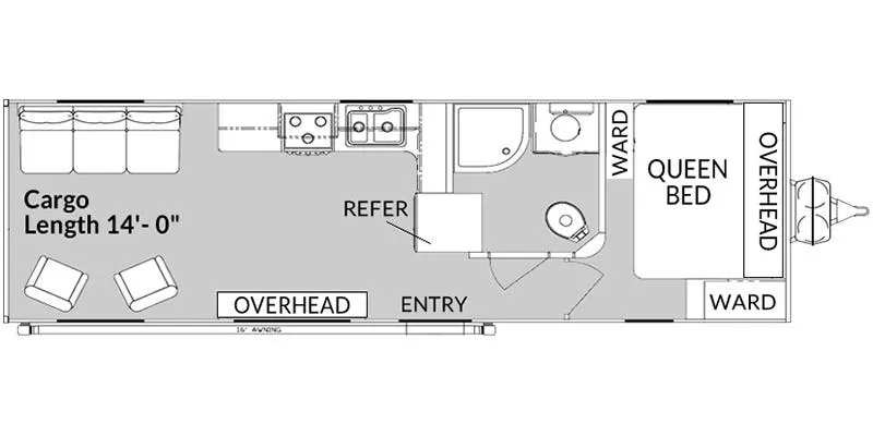 Genesis Supreme Powerlite 2314 floor plan