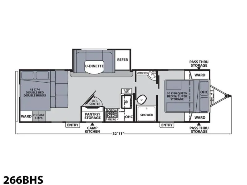 2022 Coachmen Apex 266BHS - Photo 3