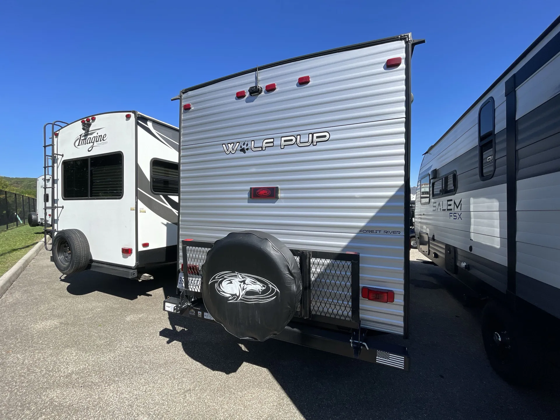 2022 Forest River Cherokee Wolf Pup 17JG — backside