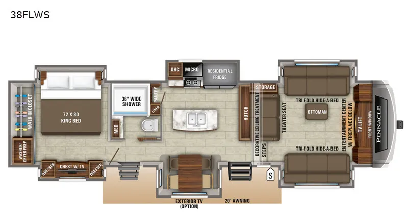 2020 Jayco Pinnacle 38FLWS - Photo 3