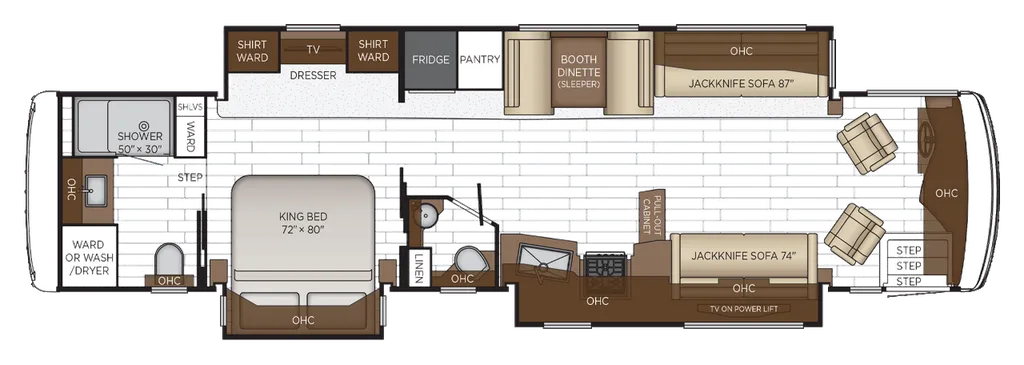 2026 Newmar Northern Star 4037 floor plan