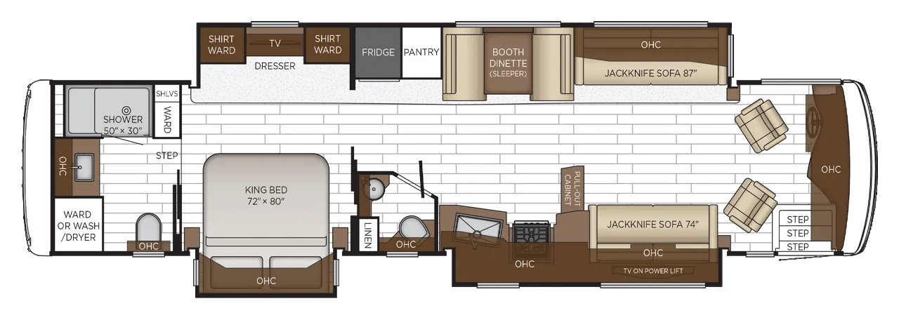 2026 Newmar Northern Star 4037 - Floor plan