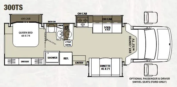 Coachmen Concord 300TS floor plan