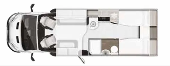 Auto-Trail F-Line F70 floor plan