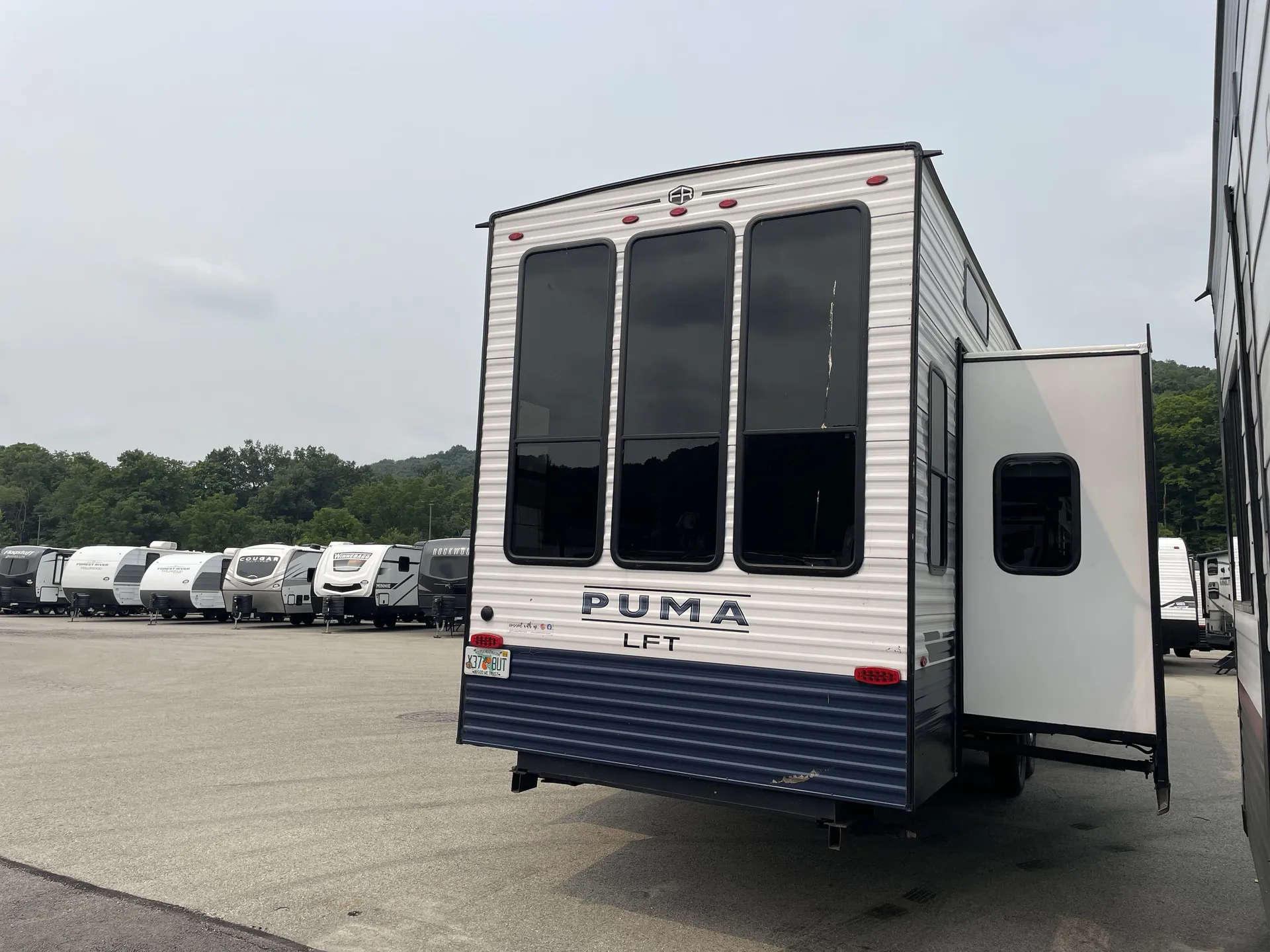 2025 Forest River Puma Vista 401RLFT — campside