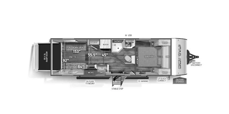 2024 Forest River Cherokee Grey Wolf 22RR - Photo 3