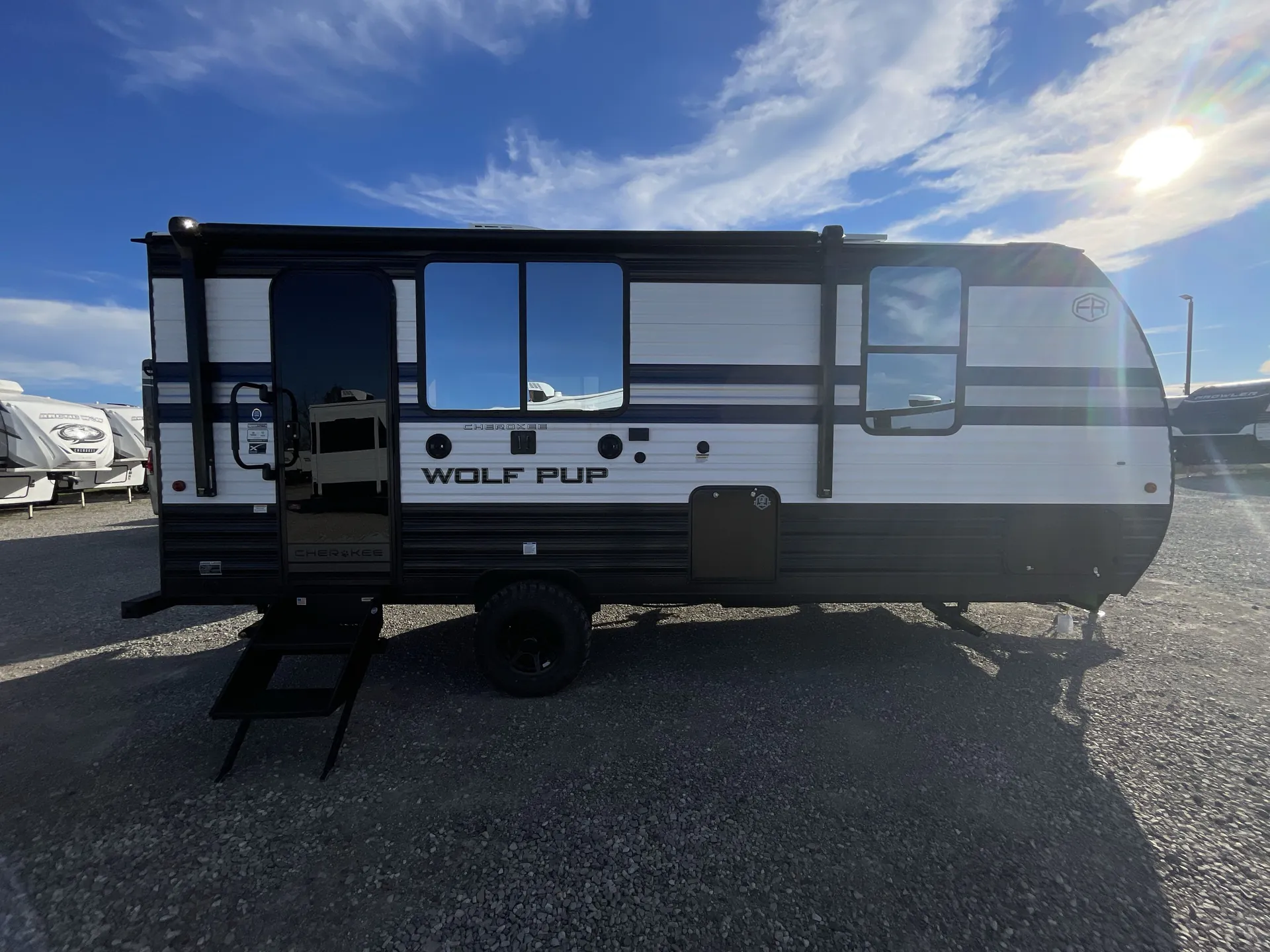 2027 Forest River Cherokee Wolf Pup 17SC — campside