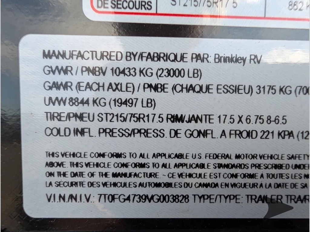 2027 Brinkley Model G 3970, Photos photo 60