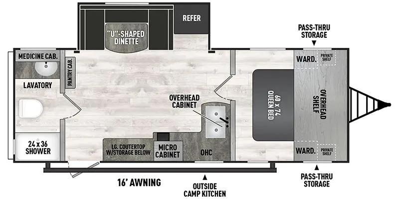 Coachmen Clipper 5K Series 251RBS floor plan