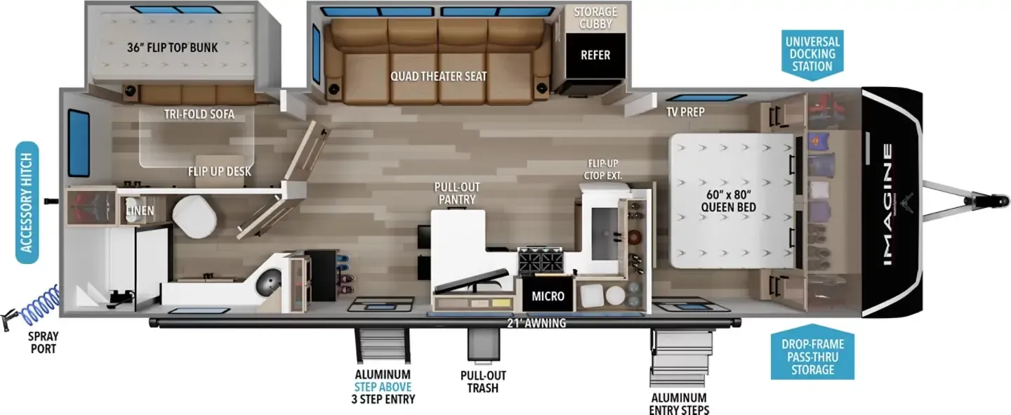 Grand Design Imagine 2810BH floor plan