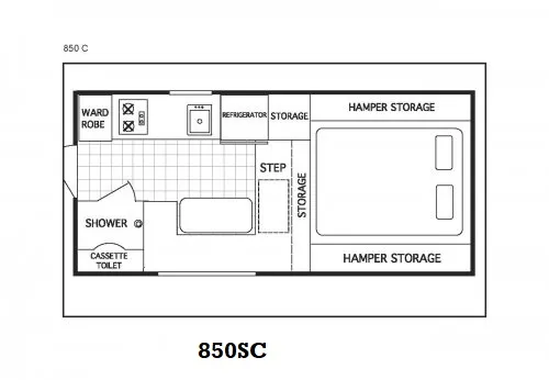 2027 Northstar NORTHSTAR 850SC floor plan