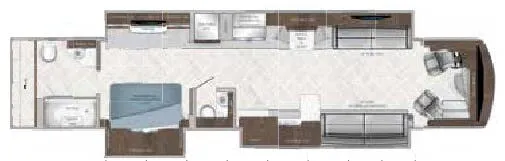American Coach American Eagle Heritage 45A floor plan