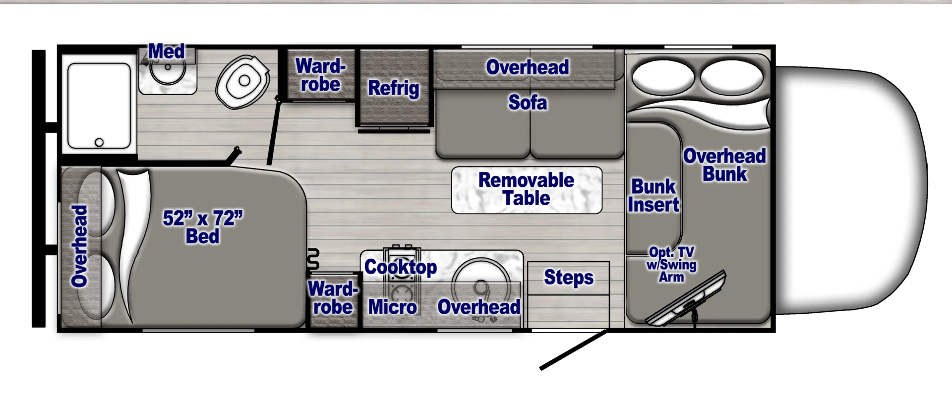 2026 Gulf Stream RV Conquest Class C 4237 - Floor plan