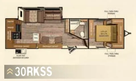 Cruiser RV Radiance 30RKSS floor plan