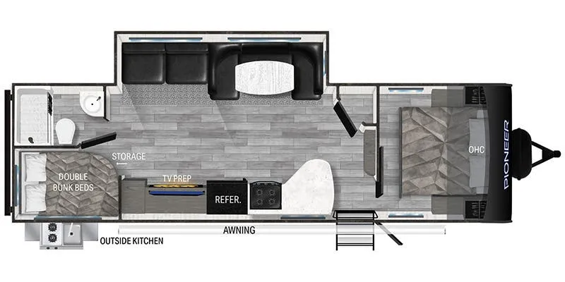 Heartland Pioneer PI BH 280 floor plan