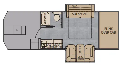 Renegade RV Classic CS120 floor plan