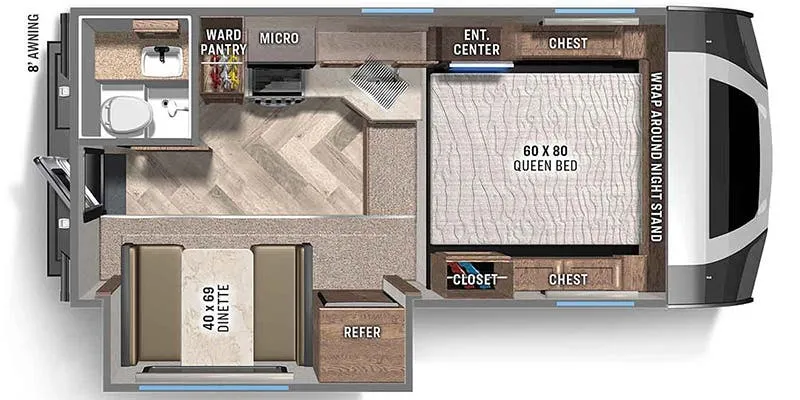 Palomino Backpack HS-2910 floor plan