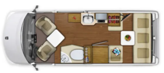 Roadtrek Zion SRT Base floor plan