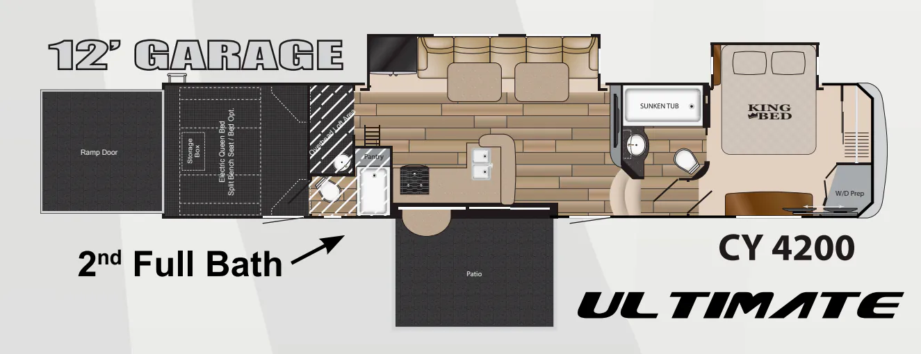 Heartland Cyclone 4200 floor plan