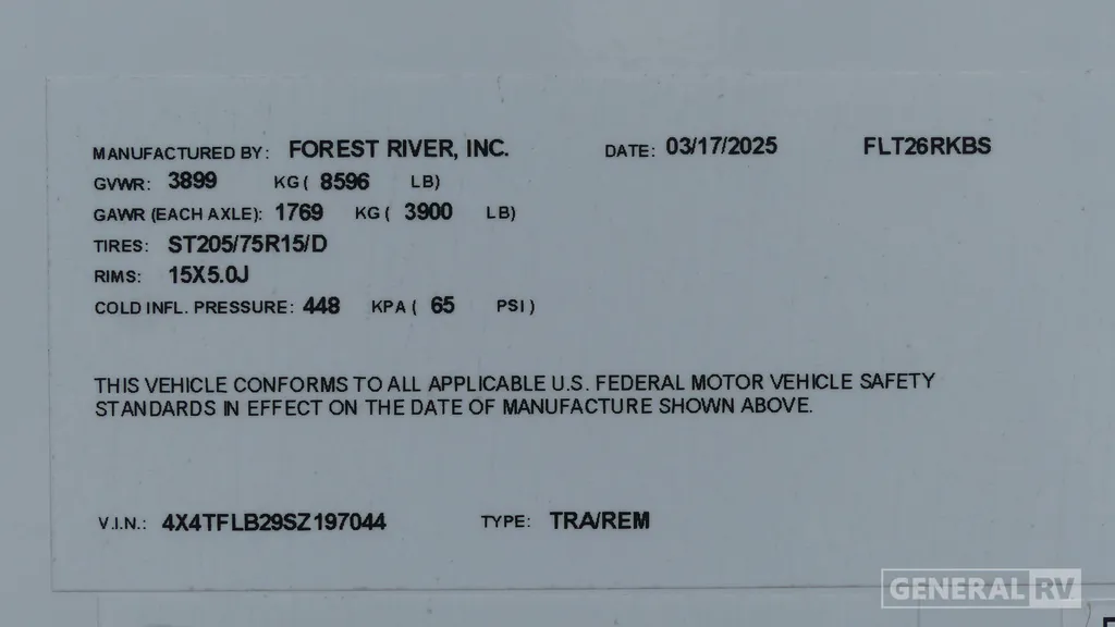 2025 Forest River Flagstaff Super Lite 26RKBS, Photos photo 30
