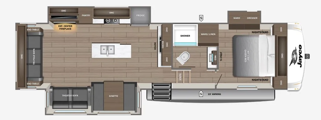 2027 Jayco Eagle SLE 30RLT floor plan