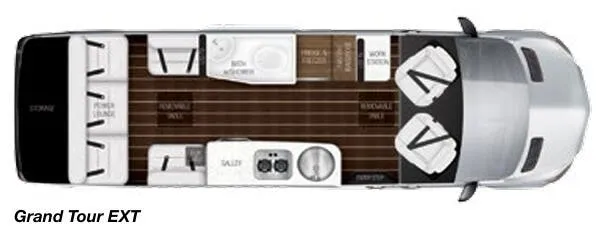 Airstream Interstate Grand Tour EXT BASE floor plan