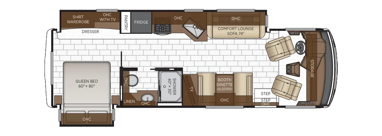2026 Newmar Bay Star Sport 3014 - Floor plan