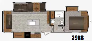 Prime Time Crusader Lite 29RS floor plan