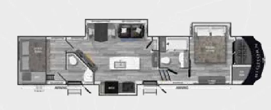 Heartland Bighorn Traveler 37TB floor plan