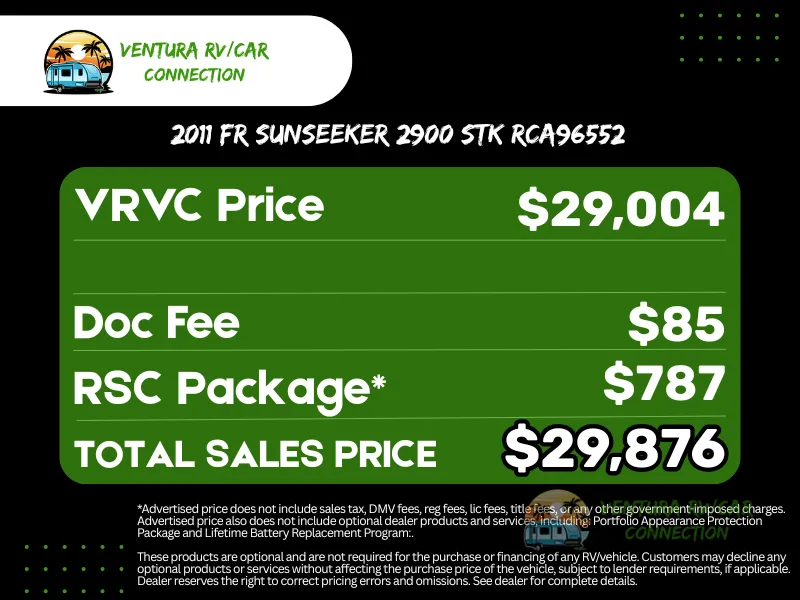 2011 Forest River RV Sunseeker Used    2900 - Photo 2