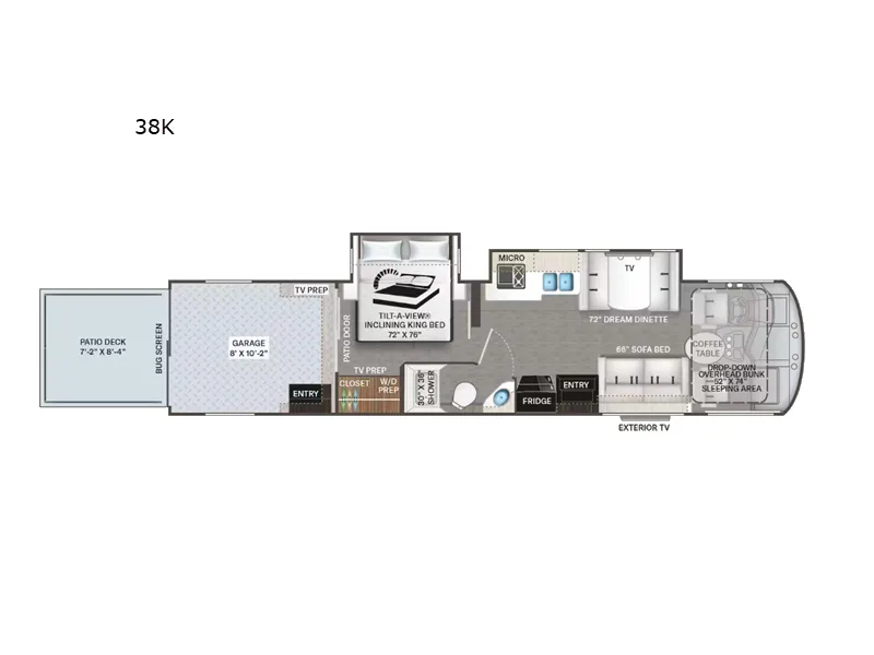 2027 Thor Motor Coach Outlaw Wild West Edition 38K - Floor plan
