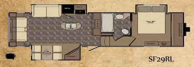 CrossRoads Sunset Trail Reserve SF29RL floor plan